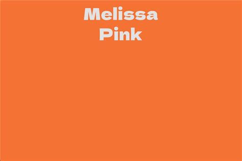 melissa pink.